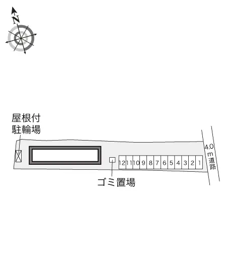 ★手数料０円★美濃加茂市太田町　月極駐車場（LP）